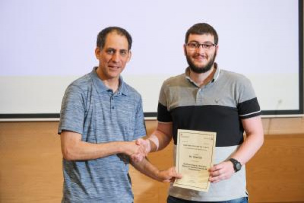 Ohad wins the nano center's excellence prize for PhD students